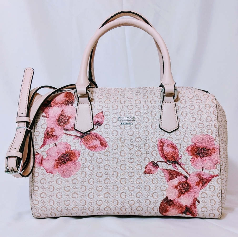 Guess top handle, cross body handbag.